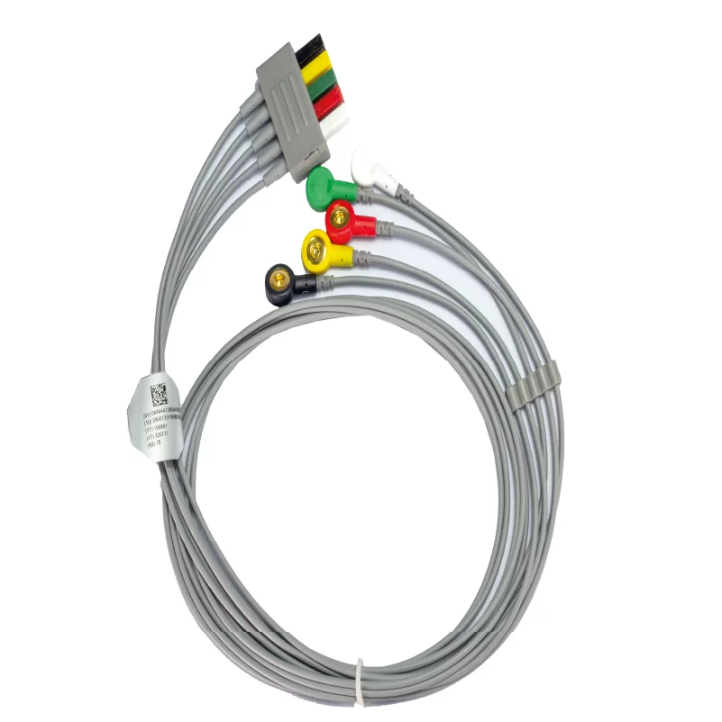 RABICHO DE CABO ECG PRESSÃO 5 VIAS IEC MODULAR COD 003142